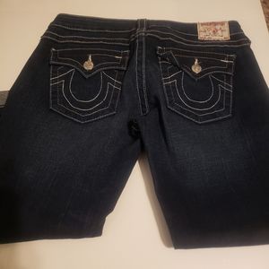 True religion stretch capris